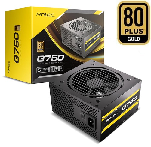 Fuente de Poder Antec G750 - 750w - 80Plus Gold