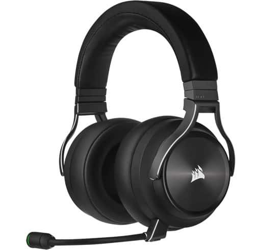 Headset Corsair Virtuoso RGB Wireless XT - Negro Slate - CA-9011188-NA