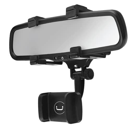 Soporte de celularUnno Tekno para retrovisor de carro - CH3008BK