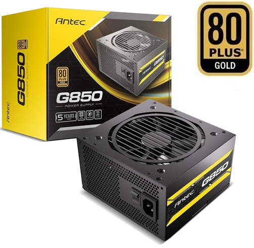 Fuente de Poder Antec G850 Power Supply - 850W - 80Plus Gold