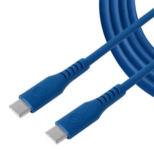 Cable Unno Tekno Tipo C a Tipo C - Azul - CB4073BL