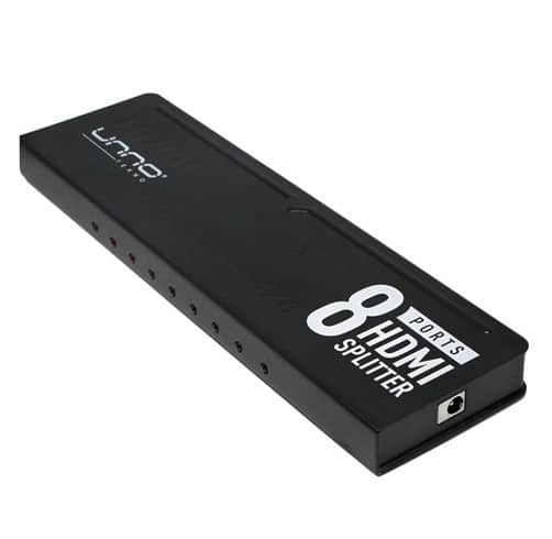 Splitter UNNO TEKNO HDMI 1 Entrada / 8 Salidas  - HB1206BK