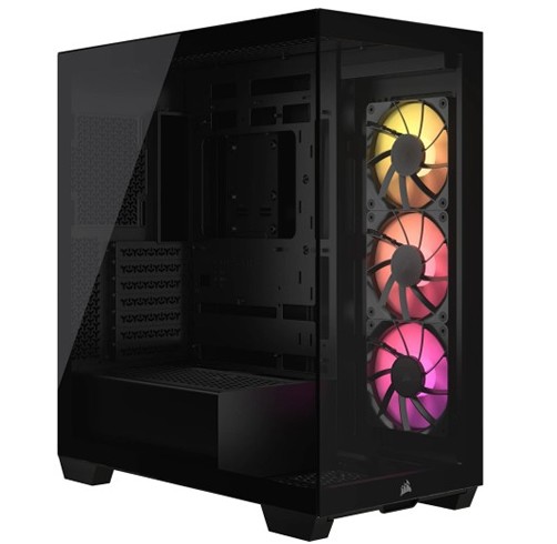Case Corsair 3500 Series ARGB - Glass Panel - Negro - CC-9011278-WW