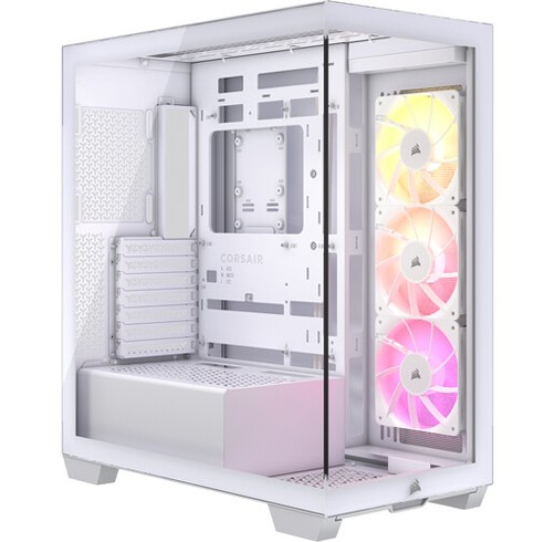 Case Corsair 3500 Series ARGB - Galas Panel - Blanco - CC-9011279-WW