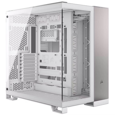 Case Corsair 6500 Series - Satin Gray Aluminium - Blanco - CC-9011285-WW