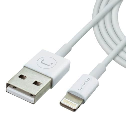 Cable Unno Tekno Lightning - Blanco - CB4053WT