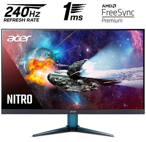 Monitor Acer Nitro VG2 VG272U - 27" IPS 2560x1440 240Hz - 0.5ms - FreeSync - UM.HV2AA.201