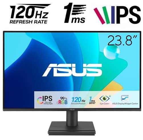 Monitor Asus VA249HG - 23.8" WFHD - LCD - 1Ms - 120Hz - IPS - 90LM02W0-B011B1