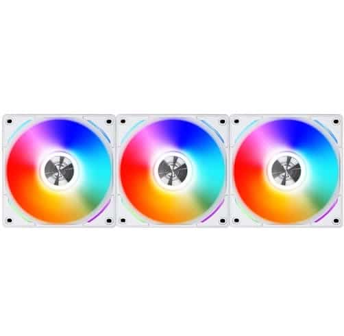 Ventilador Lian Li Uni Fan AL 120 - Pack de 3 - Blanco - UF-AL120-3W
