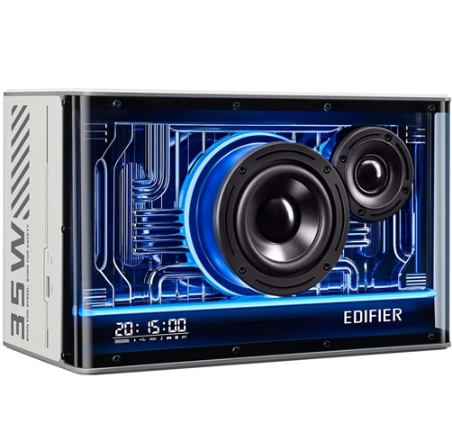 Parlante Edifier QD35 - Bluetooth - RGB - Blanco
