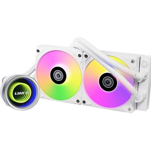 Enfriamiento Liquido Lian LI GA II Trinity 240 - Blanco - GA2ALCD36W