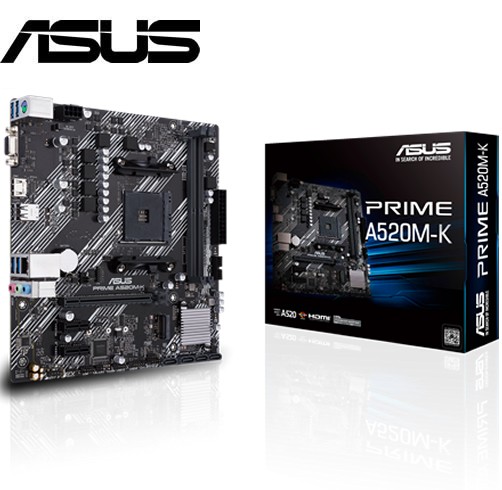 Tarjeta Madre Asus Prime A520M-K AM4-DDR4