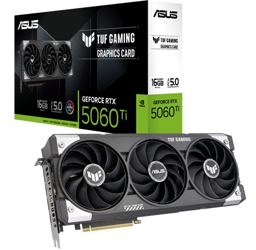 Tarjeta de Video Asus Tuf Gaming 5060 TI OC - 16GB GDDR7 - DLSS4 - 90YV0MG0-M0AA00