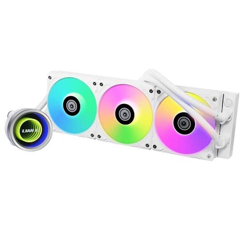 Enfriamiento Liquido Lian LI GA II Trinity 360 - Blanco - GA2T36W