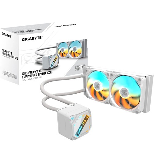 Enfriamiento Liquido Gigabyte Gaming 240 Ice - Blanco - 28400-GM24I-1CWR