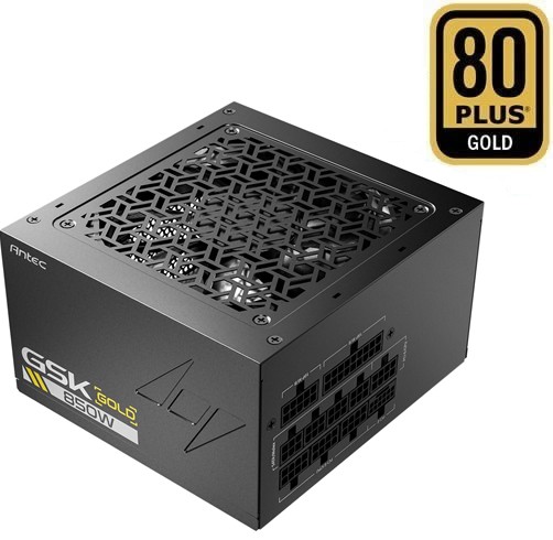 Fuente de Poder Antec GSK 850W - 80 Plus Gold - Full Modular ATX 3.1 - GSK850 US