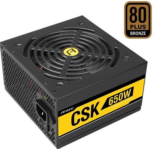 Fuente de Poder Antec CSK 650W - 80 plus bronze - CSK650