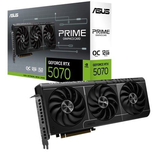 Tarjeta de Video Asus Prime RTX 5070 OC - 12GB DDR7 - 90YV0M10-M0AA00