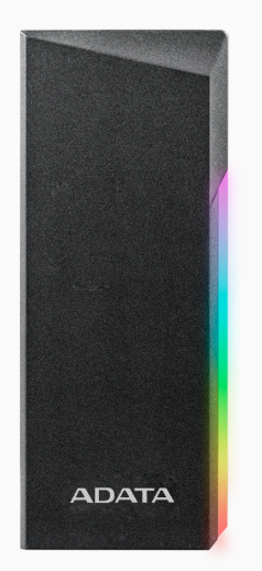 Encapsulador ADATA EC700G RGB Lighting - M.2 SATA/PCIe  - AEC700GU32G2-CGY