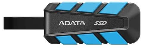 Disco Externo ADATA  SC740 - 500 GB - Negro/Azul - SC740-500G-CBU