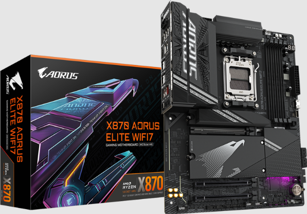 Tarjeta Madre Gigabyte X870 Aorus Elite Wifi7 AM5