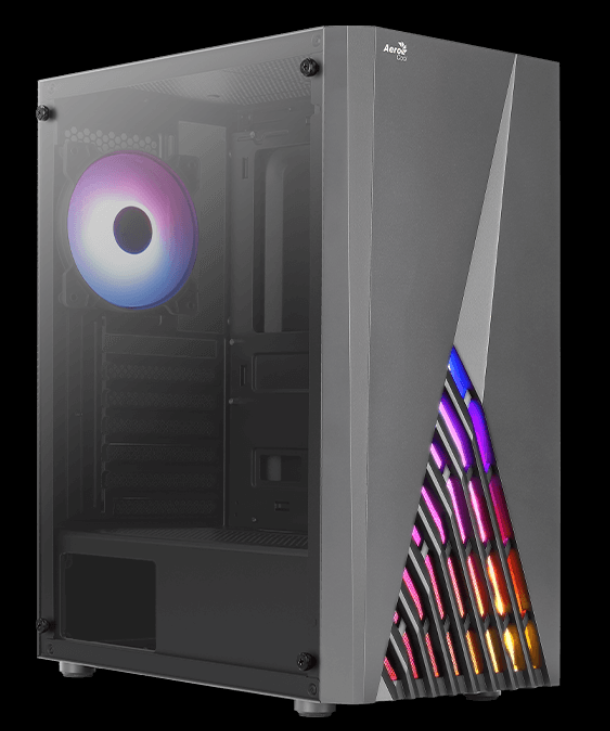Case Aerocool Delta RGB - Negro - Delta-G-BK-v1