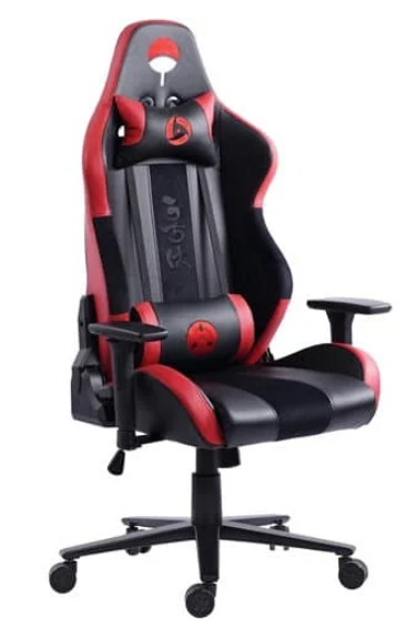 Silla Gaming Checkpoint Naruto - Negro/Rojo - Uchiha - NA-CH-9193
