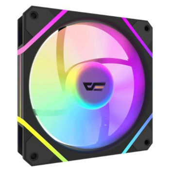 Ventilador Darkflash DM12 PRO PWM A-RGB - Negro