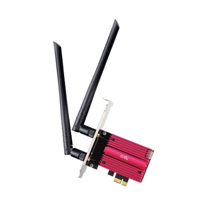 Adaptador WIFI PCIE Cudy AX5400 Tri-Band - Wifi 6E - Bluetooth 5.3 - WE3000S