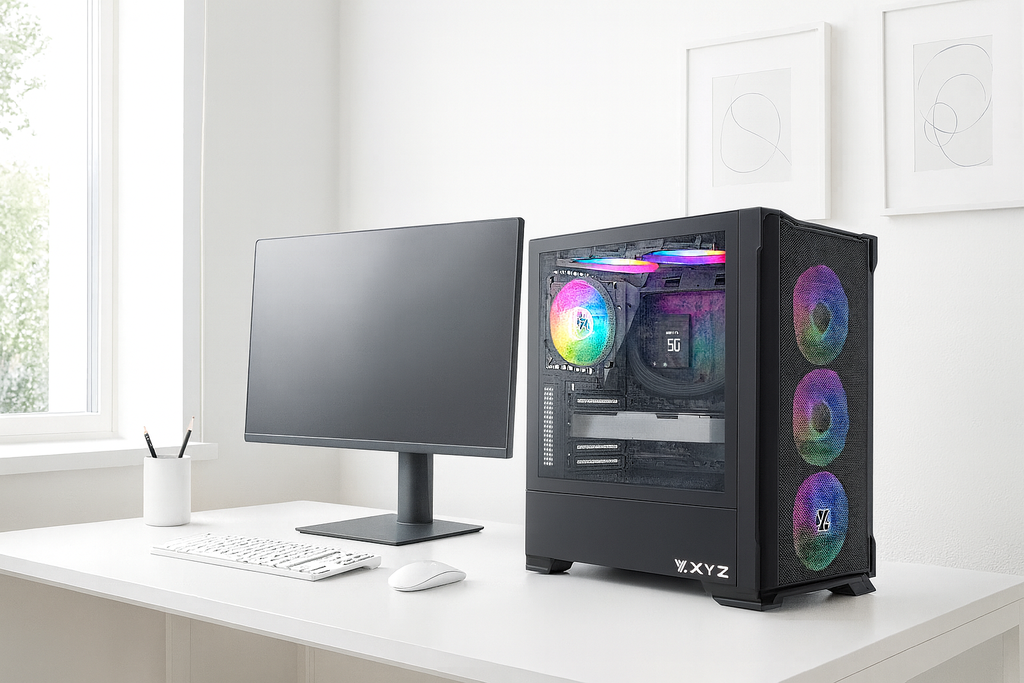 PC M-TECH GAMER Procesador AMD Ryzen 5 7600 - Gigabyte B650M H DDR5 - M.2 512GB -  16 GB DDR5 6000 - RGB  - Fuente de Poder 600w 80 plus -  Zotac Gaming Geforce RTX 5060 8 GB - 