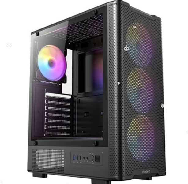 Case Antec VX310 ARGB - Negro - VX310 ARGB