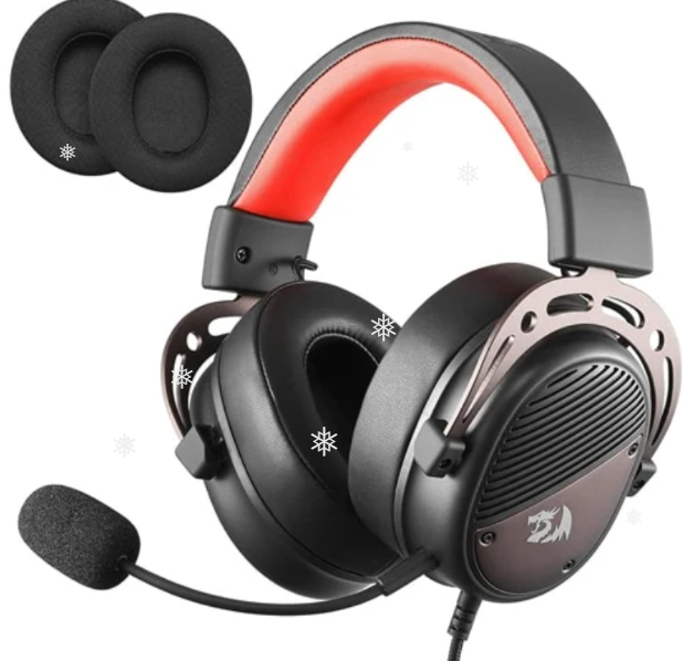 Headset Redragon Thoridal - Negro - Sonido Espacial - H730