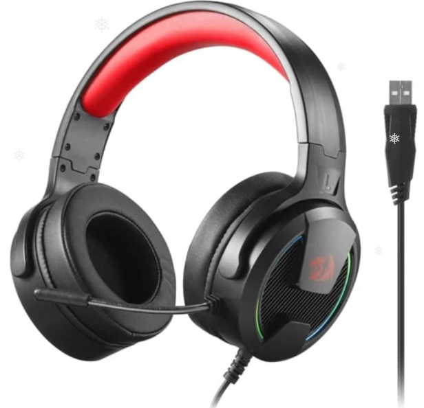 Headset Redragon Rebellion - Negro - H315- RGB