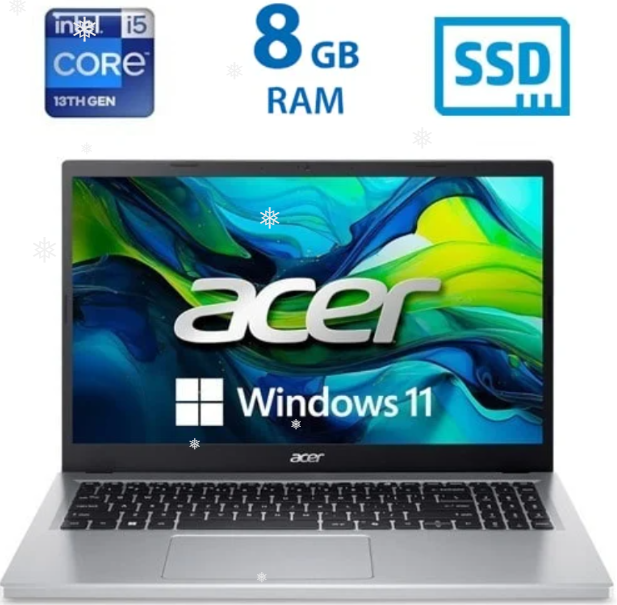 Laptop Acer Go 15 - i5 1334U - 8 GB DDR5 - SSD 256 GB - 15.3" - IPS - NX.J50AA.003