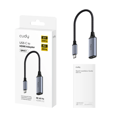 Adaptador Cudy USB-C a HDMI - UH401