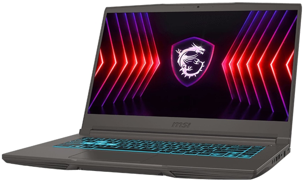 Laptop MSI Thin 15 - i7-240H - 16 GB RAM DDR4 - 512GB SSD - RTX 4050 6 GB - 15.6" FHD 144Hz - Cosmos Gray - 9S7-16R831-3