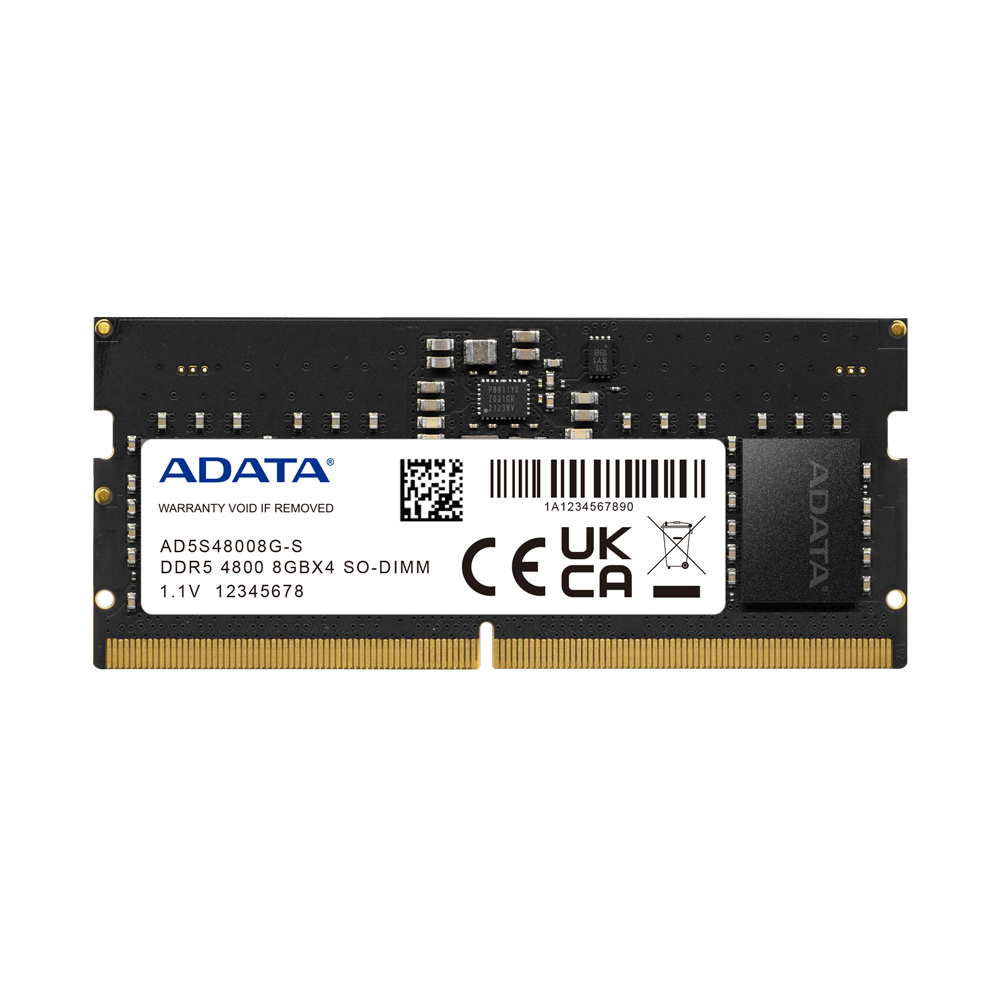 Memoria RAM Laptop ADATA XPG 8 GB DDR5 4800 - Negro - AD5S48008G-S
