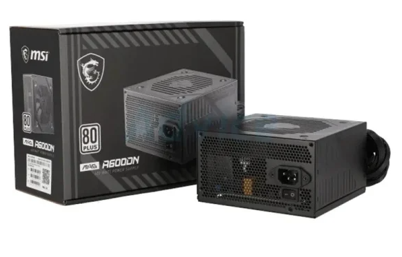 Fuente de Poder MSI MAG A600DN  600W 80 Plus - 306-7ZP6B22-809