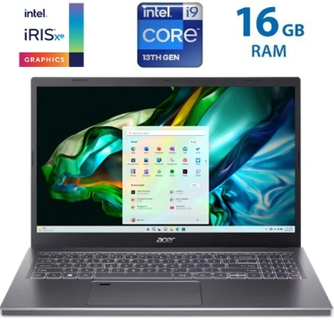 Laptop Acer Aspire 15 A15-51M-99W4 - 15,6" - I9 13900H - 16GB LPDDR5- 512GB - NX.JQYAL.002