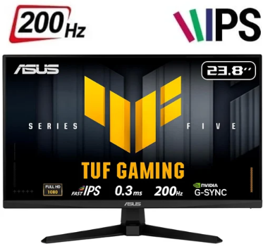 Monitor Asus TUF VG249Q5A - 24" - IPS - FHD - 200Hz - 90LM0C60-B011I1