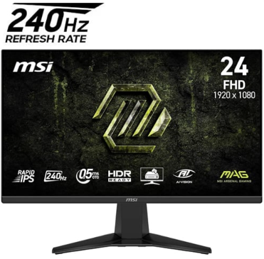 Monitor MSI MAG 245F X24 - 24" - IPS - FHD - 0.5MS - 240Hz - Negro - 9S6-3BC81M-004