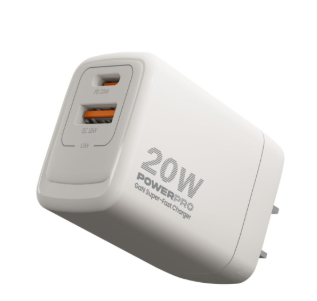 Cargador Unno Teckno PowerPro USB-A + USB-C 20W - PW5062WT