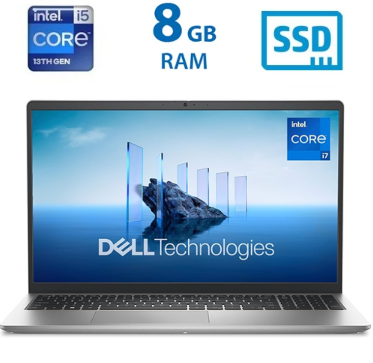 Laptop Dell 15 DC15250 - I5-1334U - 8 GB - 512 GB SSD - 15.6 FHD - Platinum Silver - KD9XK