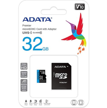 Memoria MicroSD ADATA 32GB Clase 10 - AUSDH32GUICL 10A1-RA1