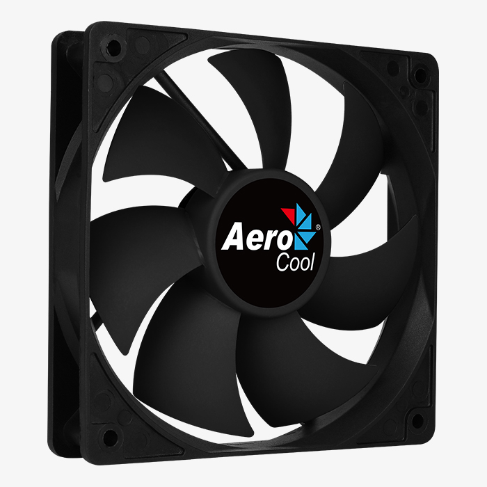Ventilador Aerocool Force 12 - Negro - Force 12 Black Molex + 3 pines