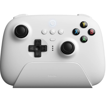Control 8BitDo Ultimate 2 Wireless - SteamOS - Base de Carga - 2.4G - Blanco - 81HE