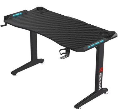 Escritorio Gamer Fijo Redragon GD-3101BK - 1400*600mm - Negro - GD-3101BK