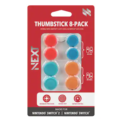 Thumstick Next 8-Pack para Joy-Con/Joy-Con 2 - NX-NS2JTP8