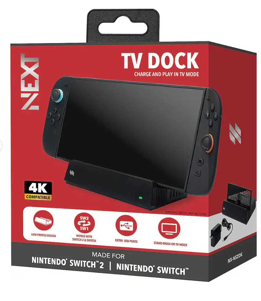 Base de carga Next Charge and play para Nintendo Switch/Nintendo Switch 2 - NX-NS2DK