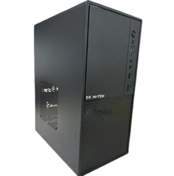 Case M-Tek C-K4003 - Negro + Fuente de Poder 600w